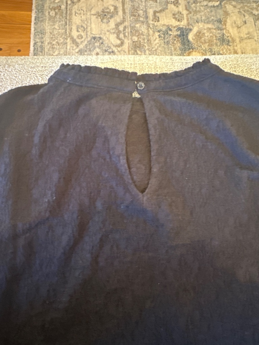 NEVER WORN Loft Black long sleeve lace shirt - Picture 4 of 5